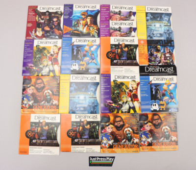 Lot of 17 Sega Dreamcast DC Magazine Demo Discs w/Dupes Rayman Skies of Arcadia+