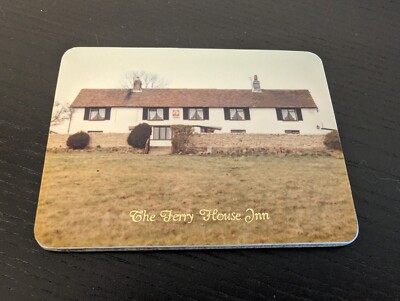 Vtg Coaster of 'The Ferry House' Heat-Treated Hand Produced EgoMats