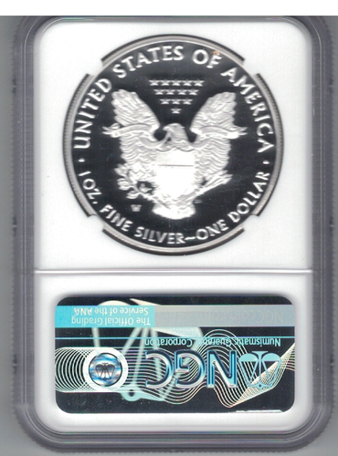2020 W 1 OZ SILVER EAGLE PF70 ULTRA CAMEO NGC GRADED EARLY RELEASE - Picture 2 of 2
