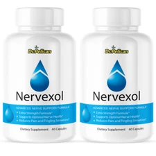 Nervexol- Nerve Support- 2 Bottles- 120 Capsules