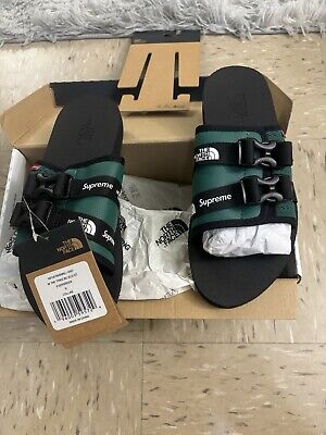 The North Face x Supreme Trekking Sandal Green Black Men's The North Face x Supreme Trekking Sandal Green Black Men's