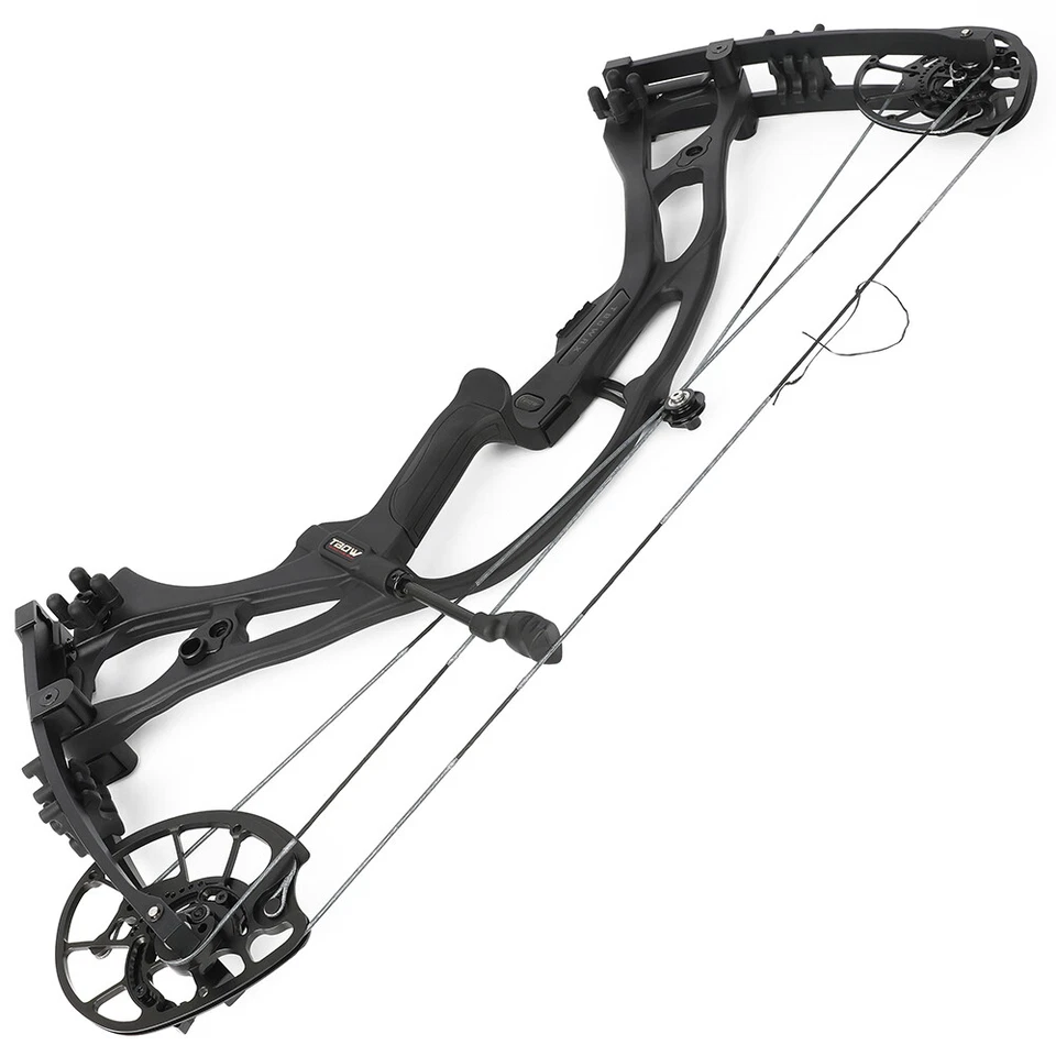 Compound Bow 40-70lbs Adjustable Archery Bow Hunting Shooting 342FPS Let Off 85% - Image 3 of 4