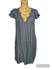Womens Liverpool Chambray Dress Sz Medium Summer.  14