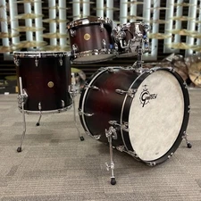 Gretsch 4pc USA Custom 22-10-12-16 | Satin Chestnut Duco