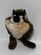Warner Brother Mighty Star Taz Tazmanian Devil Plush 1971 VTG