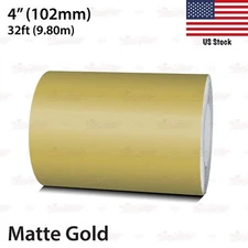 4" Roll Vinyl Pinstriping Pin Stripe Solid Line Car Tape Decals Stickers 102mm