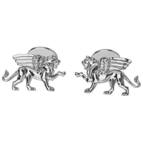 Wonderful Bright Finish Men's Beautiful Unique Winged Lion Collection Cuff Links - Picture 1 of 3