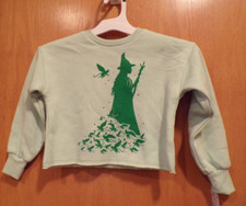 Wicked the Movie ELPHABA Fleece Sweatshirt Size XS Paul Tazewell New W/Tags