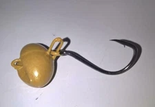 4 SHEEPSHEAD JIGS TAN BROWN All Weights 2/0 4/0 hook choice Hogfish Hog Snapper 