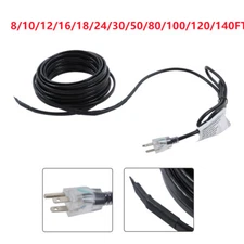 8-140 FT Heat Tape For Water Pipes Heating Cable For Pipe Freeze Protection 120V