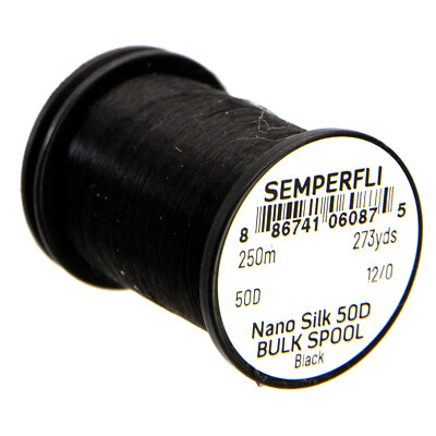 Semperfli Nano Silk Fly Tying Thread Bulk Spools - Available in 3 sizes