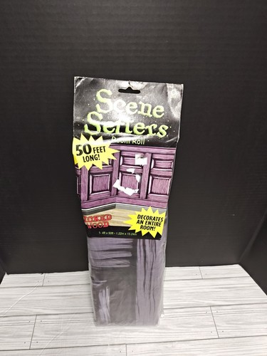 Scene Setter Backdrop Halloween Haunted Wicked Wood 50 ft Room Roll