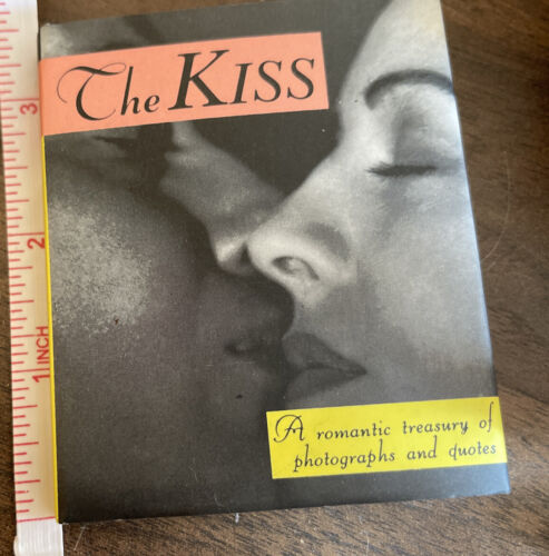 The Kiss A BOOK 3.5” mini book with jacket NEW - Picture 2 of 3