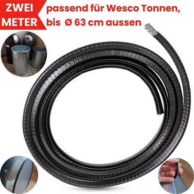 Bodenschutz Profil für Mülltonne 200 cm kompatibel mit Wesco Mülleimer bis 60L