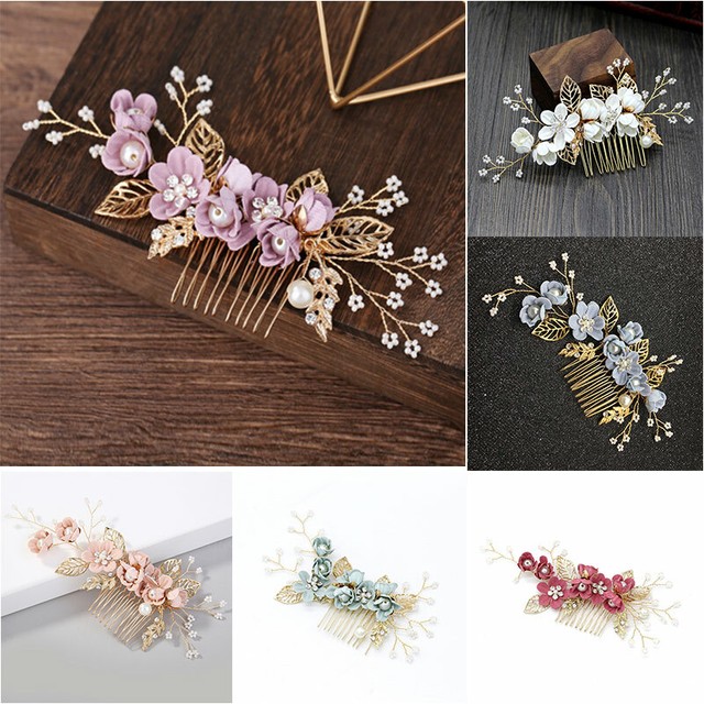 Silk Yarn Flower Bride Headdress Bride Wedding Hair Accessories