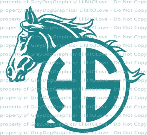 Yeti Größe Pferd Cowgirl Monogramm Aufkleber Rodeo Ihre Initialen 2 Buchstaben Sticker - Bild 10 von 23