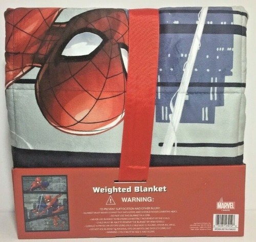 Marvel Spider-Man coperta morbida pesata 4,5 libbre 36x48 pollici Spiderman nuovo - Foto 3 di 4