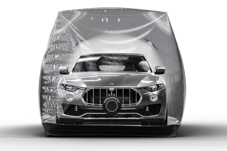 Universal SUV Cápsula Coche Burbuja Cubierta 204.72" x 82.68" x 82.68" INTERIOR L Foto 2 de 4