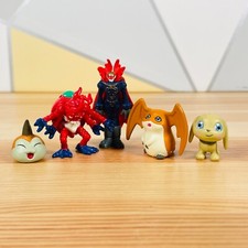 Vintage Mini Digimon PVC Figures 2” Bandai 5x Bundle 1999-2001 Myotismon