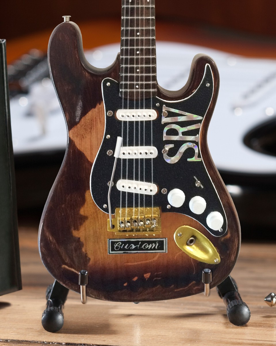 スティーヴィー・レイ・ヴォーン Number One エレキギター SRV SRV Number One Stevie Ray Vaughn Stratocaster Fender Mini Guitar