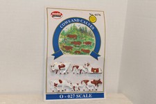 MODEL POWER COWS  CALVES BROWN  WHITE 6176