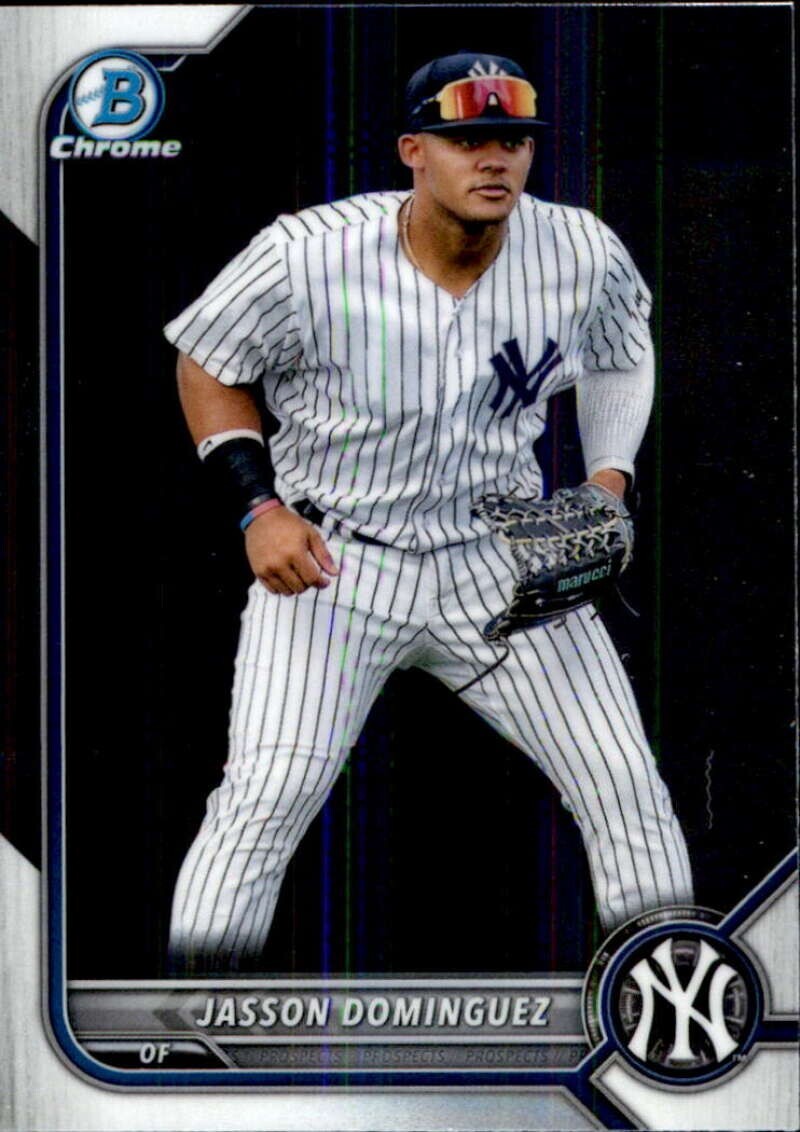 Jasson Dominguez New York Yankees Autographed 2021 Bowman Chrome