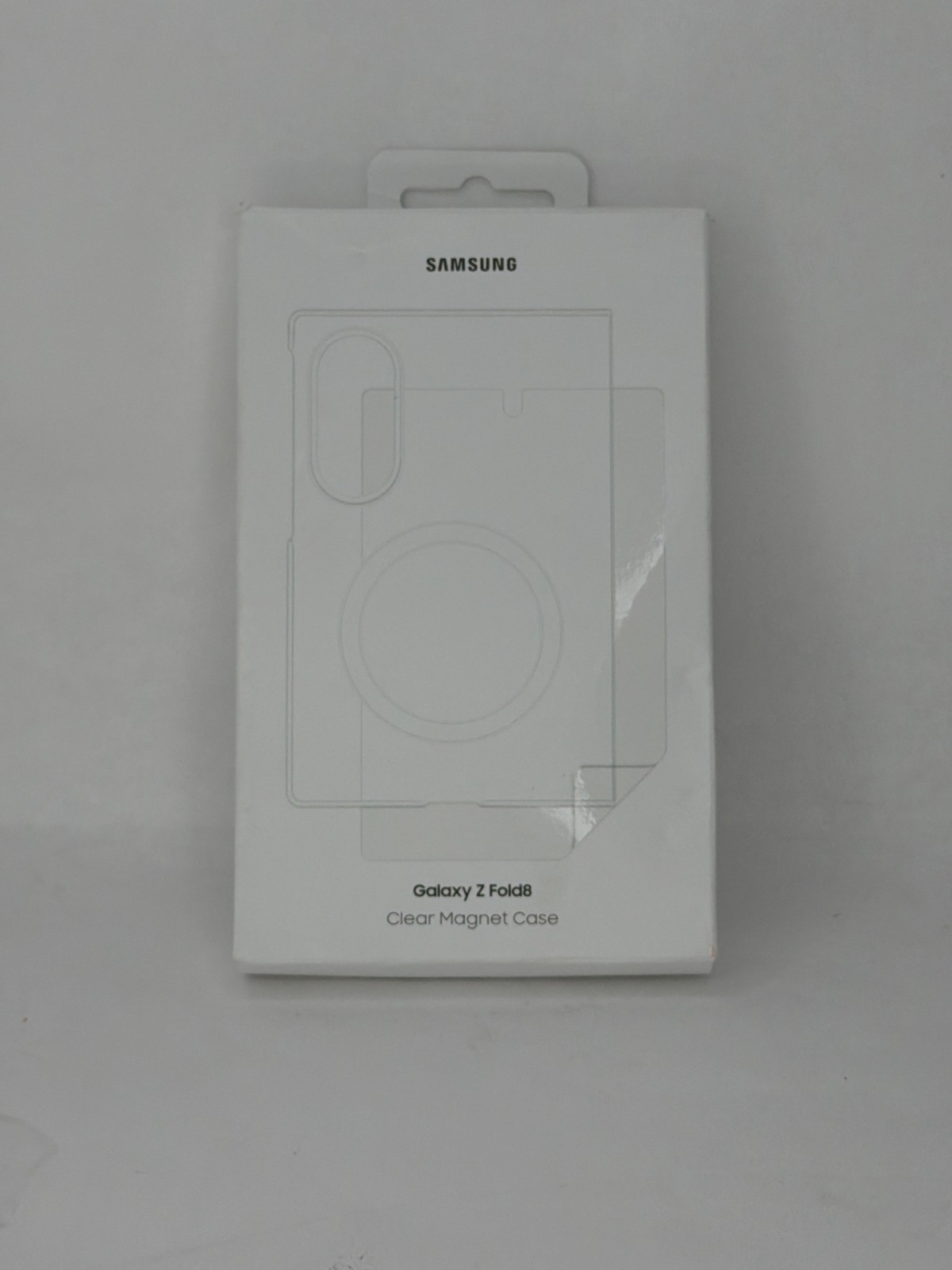 Samsung - Galaxy Z Fold8 custodia magnetica trasparente - trasparente trasparente