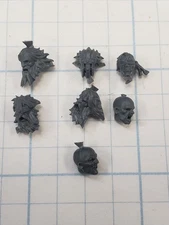 Warhammer Cities of Sigmar ARMORY Bits Flagellants Bare Heads x7 Lot CF07