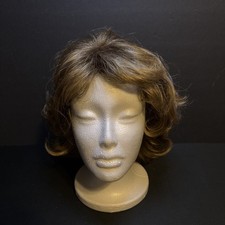 LOVELY SHORT MODACRYLIC WIG BY TLC #8120 LIGHT LAYERS BLOND MADE IN JAPAN