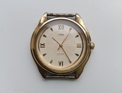 Rare old Soviet vintage mechanical men's watch ZARIA 2009 USSR