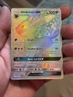 Umbreon GX (Rainbow) Sun & Moon 154/149 Secret Rare Pokemon Card LP