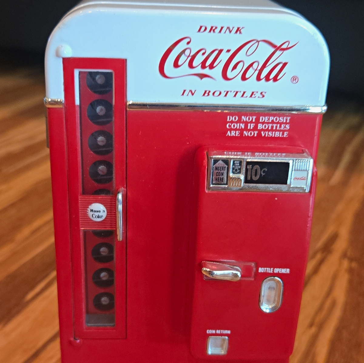 1990's Coca-Cola Soda Vending Machine Bank Collectible | eBay