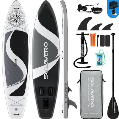 Inflatable Stand Up Paddle Board with SUP Accessories, 10'6'' SUP Board or Adults