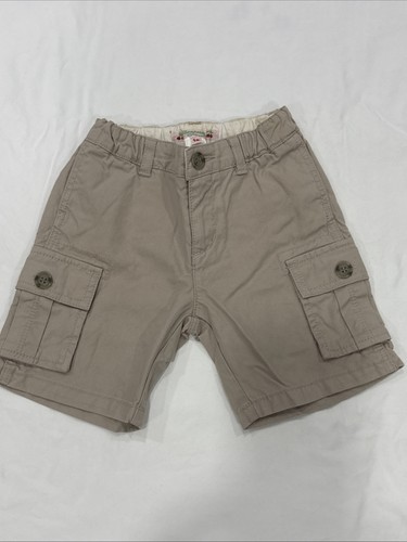 Bonpoint Baby Boys Linen Cargo Style Shorts Size 12 Msrp $110