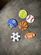 6 pc Crocs Charms Sports Accessories
