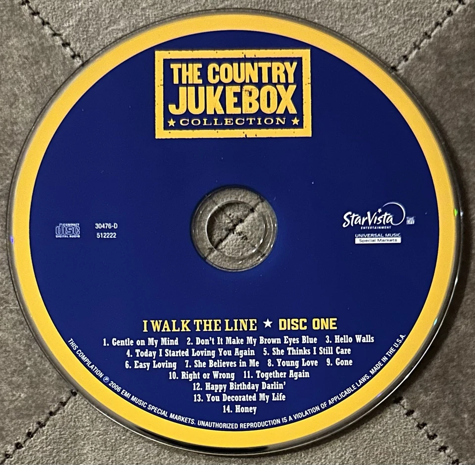 The Country Jukebox Collection: I Walk The Line (CD, 2 Discs, 2013) - Image 2 of 4