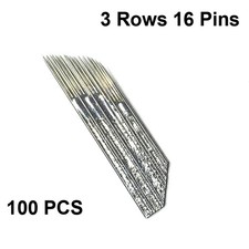 3Rows Line 16Pin Makeup Eyebrow Needle Blades For Microblading Manual Pen