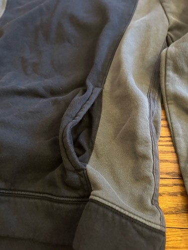 Boys Nike Hooded Sweatshirt Gray Black Size Large Hoodie - Picture 3 of 5