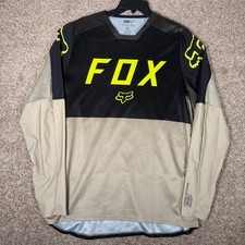 Fox Racing Legion Offroad No 2021 Jersey Mens Large Black Tan Neon Yellow MX