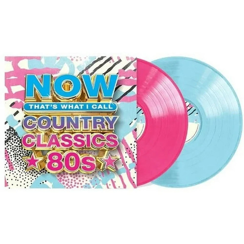 NOW Country Classics: 80s (Opaque Hot Pink & Baby Blue Vinyl Record) - Brand New - Picture 3 of 6