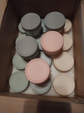 Vitever 17-Pack Baby Food Storage Glass, Freezer  Microwave Safe Container 2 Oz