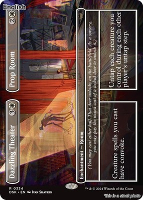 Dazzling Theater // Prop Room (Borderless) EN [DSK - 334] - NM TCG MTG