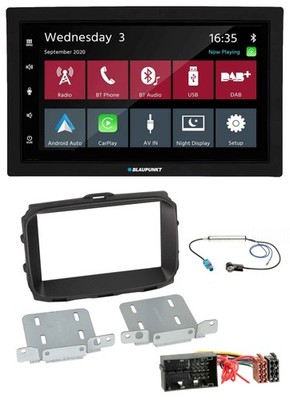 Blaupunkt 2DIN MP3 USB Bluetooth DAB Autoradio für Alfa Giulietta 940 Facelift a