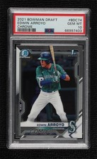 2021 Bowman Draft Chrome Edwin Arroyo #BDC-74 PSA 10 GEM MT yf0