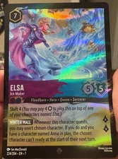 #224/204 Elsa Ice Maker COLD FOIL 2025 Lorcana Illumineer's Quest: Palace Heist