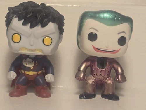 Funko Pop  Bizarro & DCCC Metallic Batman 66 Joker OOB