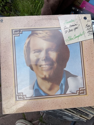 1974 SEALED LP Glen Campbell "Houston" Capitol SW-11293 Country NEW - Picture 2 of 18