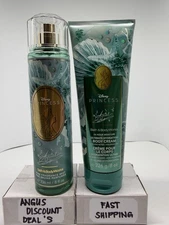 Bath & Body Works DISNEY PRINCESS ARIEL FineFragrance Mist & Body Cream 8oz 2PCS