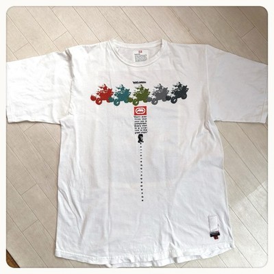 ecko unltd t-shirt White 　T-Shirt  L Size **Pre-owned**