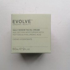 Image of Evolve Daily Renew Facial Cream with anti-ageing Peptides 60ml Organic Beauty